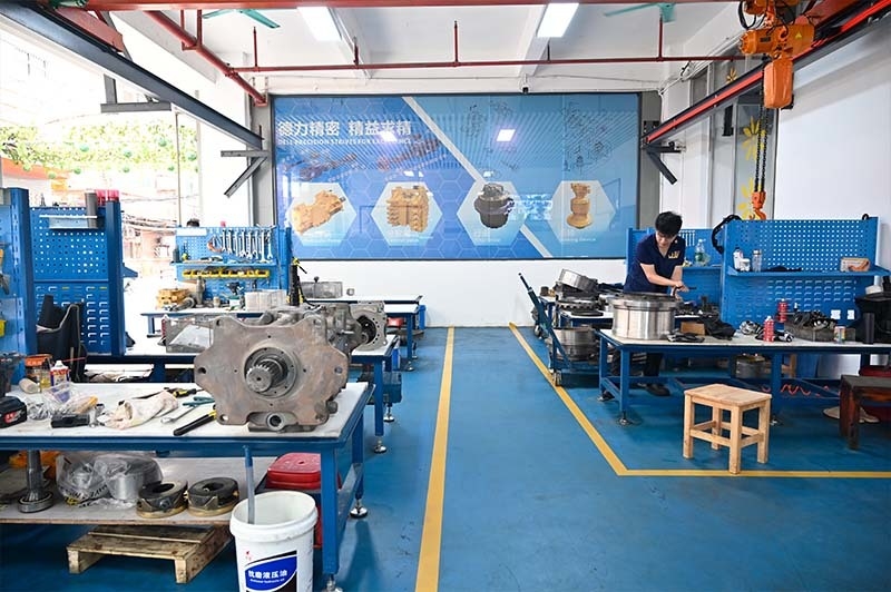 Guangzhou Tieqi Construction Machinery Co., Ltd. linea di produzione del produttore