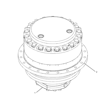 TQerpillar 2254504 零件方案 MOTOR & MTG GP-TRAVEL