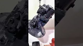 ogni fase della pompa idraulica Komatsu PC360-7 è trasparente? #komatsu #pompeidrauliche