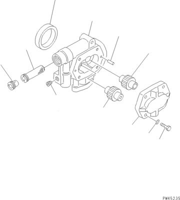 708-2L-00960 708-2L-00961 708-2L-05420 For Komatsu WA700-3 Hydraulic Pump LOADER PUMP Original High quality
