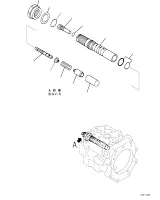 708-1W-90600 R7081W90600 708-1W-04222 708-1W-01632 For Komatsu D475A-5EO Hydraulic COOLING FAN DRIVE PIPING Original