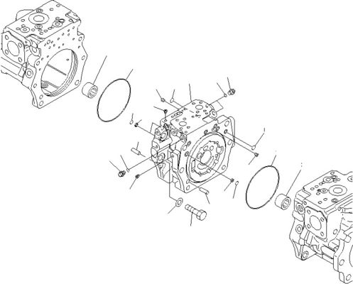 708-2G-00800 708-2G-00801 708-2G-01081 For Komatsu Loader WA600-6  Hydraulic Pump Piston Pump Main pump High quality
