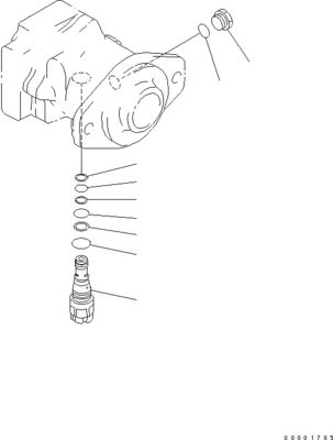 708-7L-00040 708-7L-11111  For Komatsu D65EX-15 D65EX-15E0 D61PX-15 D65WX-15 Bulldozer Hydraulic  PUMP Aftermarket