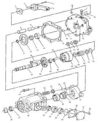4T1029 For CAT D8L Hydraulic Main Pump Piston Pump PUMP ASSY PUMP GP-PISTON Aftermarket category Hydraulic Pump REBUILT