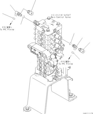 723-21-04200 7232104200 723-29-50601 723-29-50600 For Komatsu PC78MR-6 PC78US-6 PC78UU-6 EXCAVATORS PARTS Hydraulic MAIN CONTROL VALVE aftermarket Original