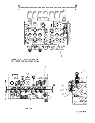TQ314C E314 Valvola di controllo principale dell'escavatore 206-3338 2063338 Durable