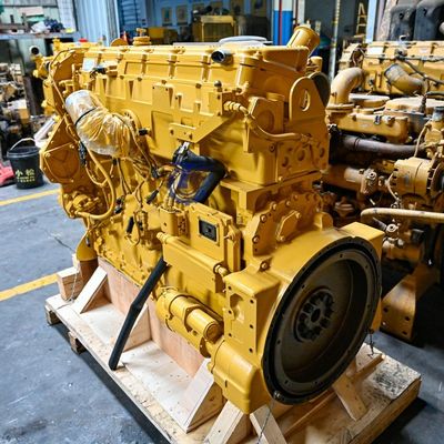 Motore per escavatori industriali colore giallo resistente per TQ C15