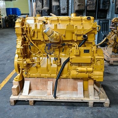 Motore per escavatori industriali colore giallo resistente per TQ C15