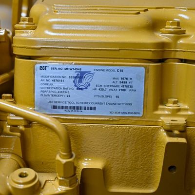 Motore per escavatori industriali colore giallo resistente per TQ C15