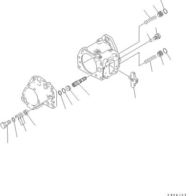 708-1l-00340 708-1l-00330 708-1l-00320 Pompa idraulica originale D275A-5D D65EX-15