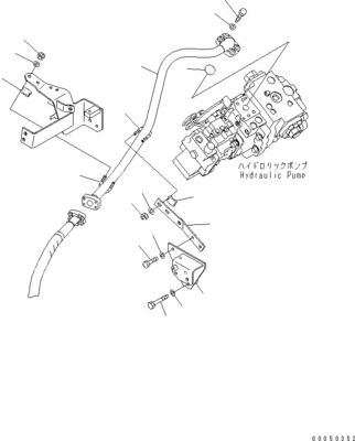 708-1L-00710 708-1L-01710 708-1L-04230 Per caricatore Pompa a pistoni principale idraulica Komatsu Wa450-6 Wa470-6 Wa480-6