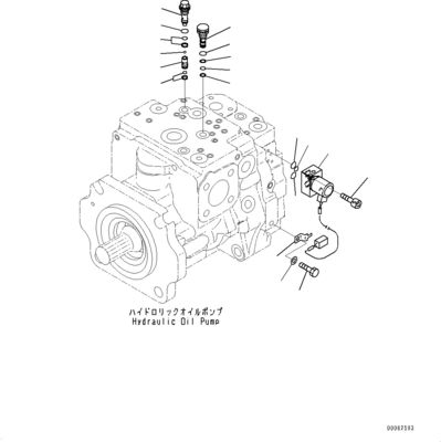 708-1g-00060 708-1g-01060 708-1g-04310 Per Komatsu Wa470-6 Wa480-6 Pompa idraulica a pistone principale caricatore pompa originale