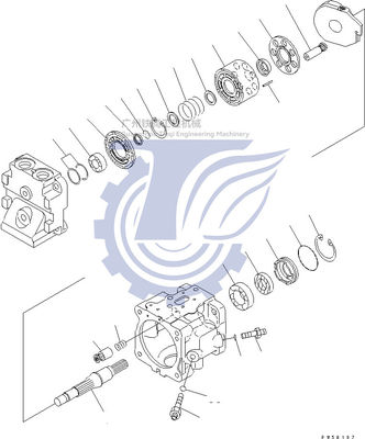 708-1S-00240 708-1S-00241 Per Komatsu D61EX-15 D61PX-15 D65EX-15 D65PX-15 D65WX-15 D85EX Pompa a pistoni idraulica