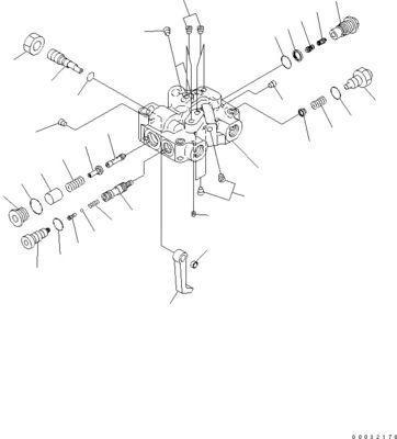 708-1W-00961 708-1W-01850 708-1W-00010 Per Komatsu WA450-6 WA470-6 WA480-6 Pompa idraulica a pistoni