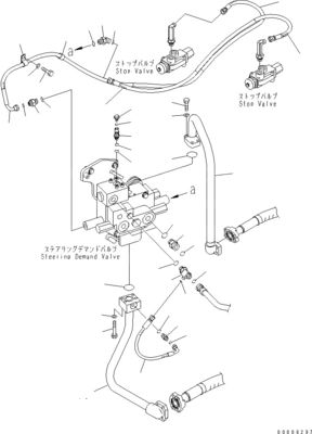 708-1W-00960 708-1W-00850 708-1W-03710 Per Komatsu WA450-6 WA470-6 WA480-6 Pompa idraulica a pistoni