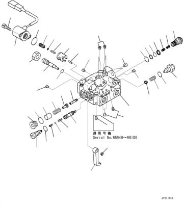 708-1W-00810 708-1W-00860 708-1W-00830 Per Komatsu WA380-6 WA430-6 Pompa a ruote pompa idraulica