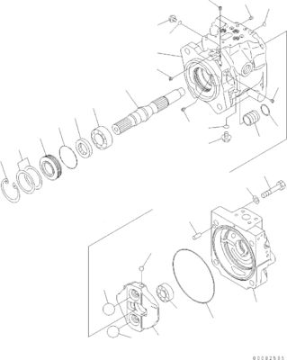708-1U-00171 708-1U-00150 708-1U-00151 Per Komatsu WA380-6 WA430-6 Pompa idraulica