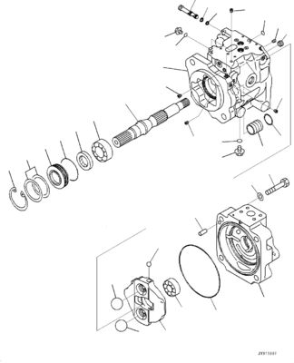 708-1U-00120 708-1U-00140 708-1U-00170 Per Komatsu WA380-6 WA430-6 Pompa idraulica
