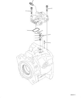 708-1U-00120 708-1U-00140 708-1U-00170 Per Komatsu WA380-6 WA430-6 Pompa idraulica