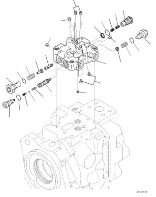 708-1W-00820 708-1W-00731 708-1W-00952 Per Komatsu WA500-6 Pompa idraulica