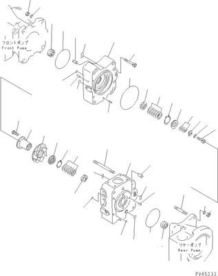 708-2L-00960 708-2L-00961 708-2L-05420 Per Komatsu WA700-3 Pompa idraulica