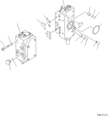 708-2L-00960 708-2L-00961 708-2L-05420 Per Komatsu WA700-3 Pompa idraulica