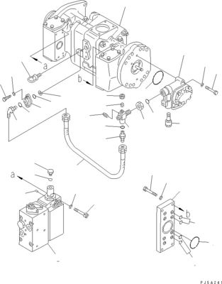 708-45-10204 708-4L-00910 708-45-11204 Per Komatsu WA700-3 WA800-3 Pompa idraulica