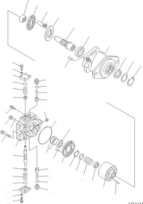708-7L-01112 708-7L-11111 708-7L-04113 Per Komatsu D65EX-12 D65PX-12 Motore idraulico HSS originale di alta qualità