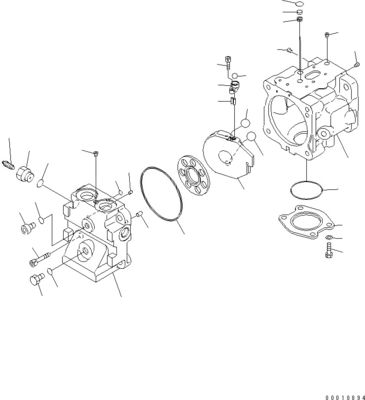 708-1W-00600 708-1S-00910 R7081S00910 R7081W00600 Per Komatsu D475A-5 Bulldozer pompa idraulica ventilatore pompa a pistoni originale