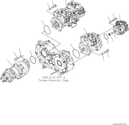 708-2G-00800 708-2G-00801 708-2G-01081 Per caricatore Komatsu WA600-6 Pompa idraulica Pompa a pistoni Pompa principale Alta qualità