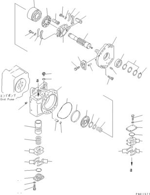 708-2L-00950 708-25-02044 708-2L-00951 708-2L-05420 Per Komatsu WA800-3 WA900-3 Pompa idraulica di carico
