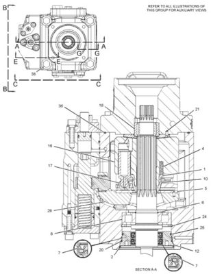 292-8767 10R7401 CA2928767 Per CAT LOADER 950H 962H IT62H PUMPA GP-PISTON pompa idraulica principale mercato posteriore alta qualità