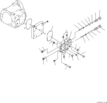 708-1L-00340 708-1L-01340 708-1L-04010 Per bulldozer Komatsu D275A-5D attrezzatura di lavoro idraulica pompa pompa originale