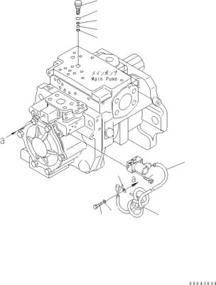 708-1H-00250 708-1H-00251 Per bulldozer Komatsu D155AX-6 D155AX-6A Pompa principale idraulica