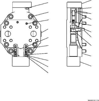 417-18-31201 417-18-31202 417-18-31203 Per Komatsu WHEEL LOADER WA200-5 WA200PT-5 Motore idraulico pompa HST