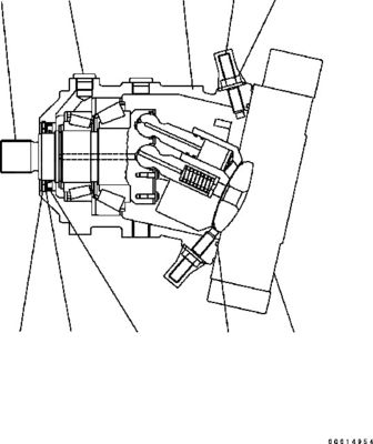 417-18-31201 417-18-31202 417-18-31203 Per Komatsu WHEEL LOADER WA200-5 WA200PT-5 Motore idraulico pompa HST