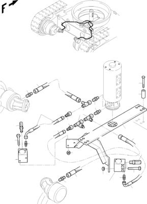 65489140 Per escavatore Komatsu PC3000-6 4000-6 7000-6 8000-6 MOTORE DI VIAGGIO Idrraulico Motore di guida