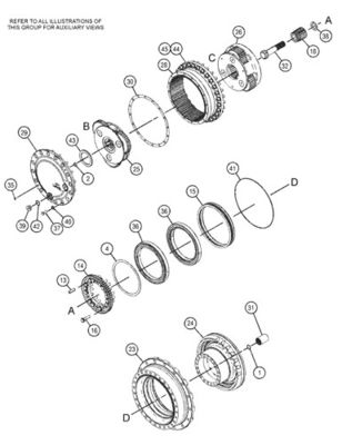 527-7077 511-6008 511-6009 Per l'escavatore CAT 318F 320GC 323GC 325F Assemblaggio di viaggio Azionamento finale Motore di viaggio originale