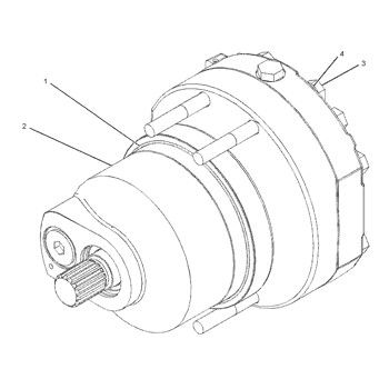 228-3238 20R6810 Per CAT 374D 374F Escavatore Motore idraulico di viaggio