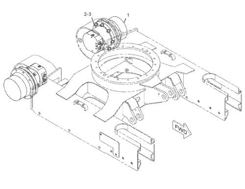 144-5196 209-6663 Per il CAT 301.5 301.6 301.8 Escavatore, montaggio di spostamento, motore di spostamento originale