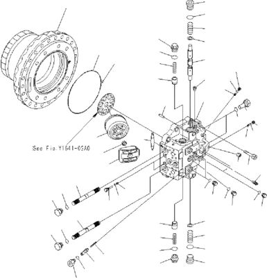 706-8J-01012 706-8J-01011 Per Komatsu PC400-7 450-7 450-8 Escavatore, assemblaggio di viaggio, motore di viaggio originale