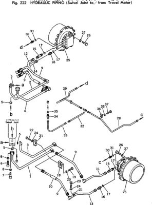 21K-60-00020 Per Komatsu PC150-1 Escavatore Assemblaggio di viaggio Final Drive Motore di viaggio originale Aftermarket Alta qualità