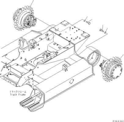 11Y-27-40200 11Y-27-40202 11Y-27-40102 Last Drive per il bulldozer Komatsu D37EX-23 D37PX-23