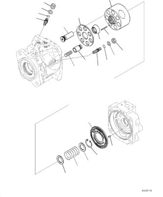 708-1U-00120 708-1U-00140 708-1U-00170 708-1L-04010 R7081U00120 R7081U00171 708-1U-01151 Per Komatsu WA380-6 WA430-6 POMPA DI STRENO