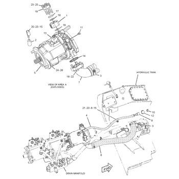 252-2679 CA2522679 20R7022 Per CAT 953D TRACK LOADER pompa idraulica principale pompa a pistoni pompa ASSY pompa GP-PISTON mercato posteriore di alta qualità originale