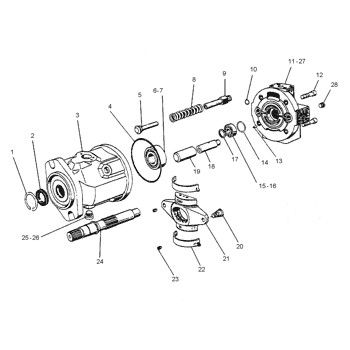 1094197 109-4197 CA1094197 0R7472 Per CAT 990 844 Caricatore a ruote Pompa idraulica principale pompa a pistoni pompa ASSY pompa GP-PISTON Mercato di ricambio Alta qualità originale