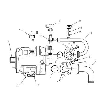1342947 134-2947 CA1342947 10R0857 Per CAT TH103 Telemanipolatore Pompa idraulica principale pompa a pistoni pompa ASSY pompa GP-PISTON Mercato di ricambio Alta qualità originale