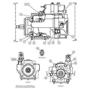 6E5052 CA6E5052 6E-5052 0R4933 Per il CAT 527, D5H, D5HTSK II TRACK-TYPE TRACTOR Pompa principale idraulica pompa a pistoni pompa ASSY pompa GP-PISTON mercato posteriore di alta qualità originale