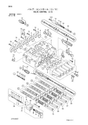 4398652 4454201 4372039 Per HITACHI ZX200LC ZX200-3G ZX225US ZX240-AMS Escavatore idraulico Valvola di controllo principale Parti di macchinari di costruzione Mercato di ricambio Alta qualità Originale