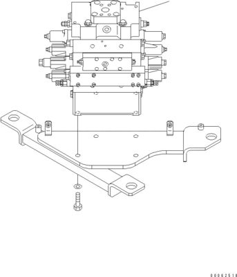723-44-12100 723-44-12101 723-45-12101 723-45-12100 Per Komatsu WA500-6 WA500-6R Caricatori a ruote Valvole idrauliche di controllo principale Parti di macchinari di costruzione Mercato di ricambio Alta qualità Originale